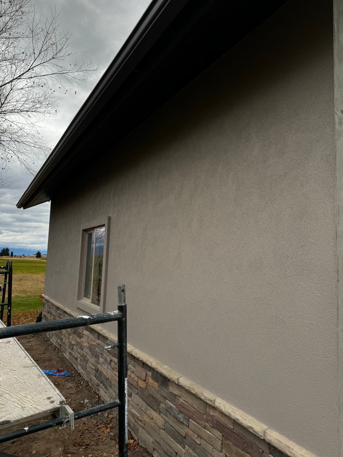Full Stucco System, New Build — Stucco · West Kalispell by DL Construction