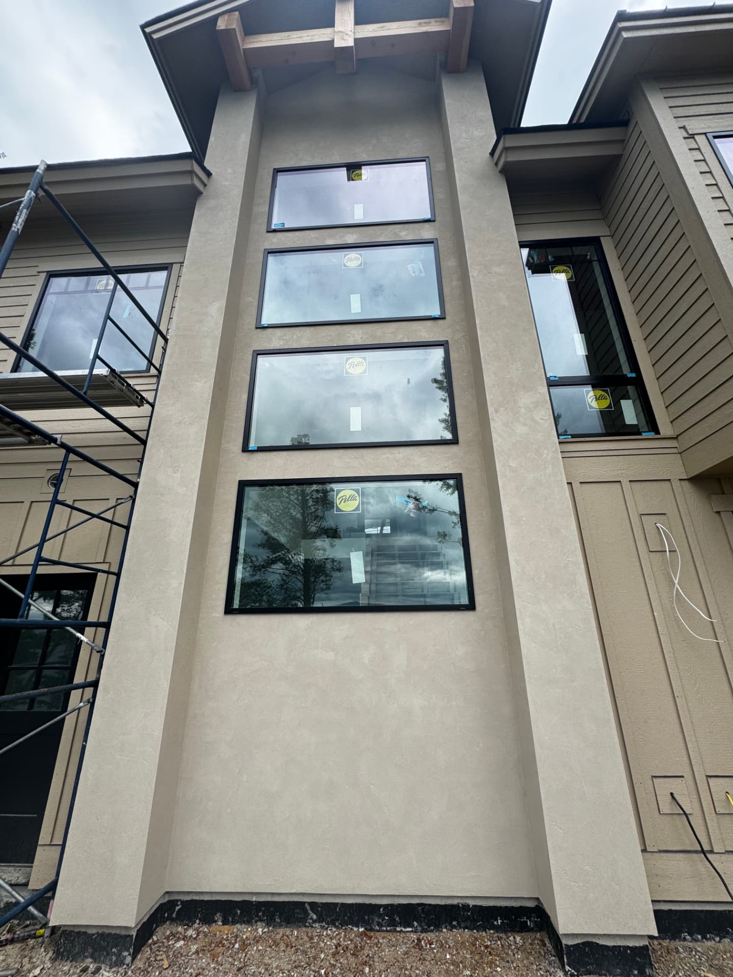 Stucco Services project example 3 in the Flathead Valley, Montana