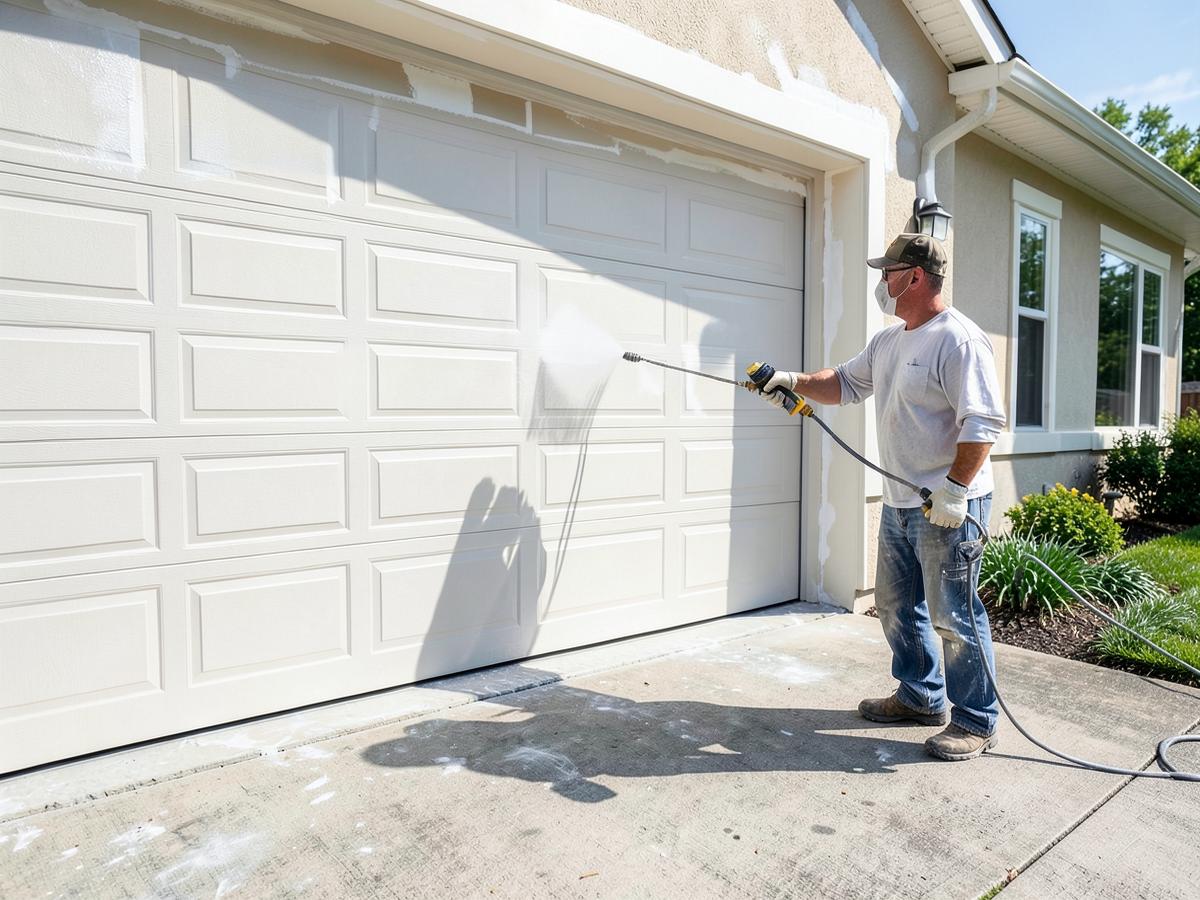 Professional painter applying a clean interior wall finish in a Kalispell, MT home